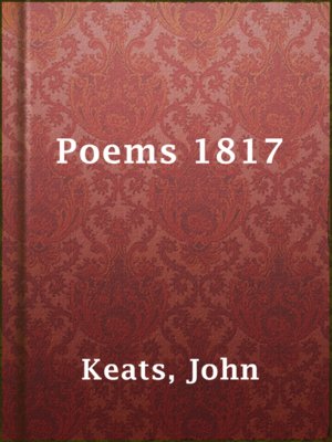 Poems 1817 - ebook